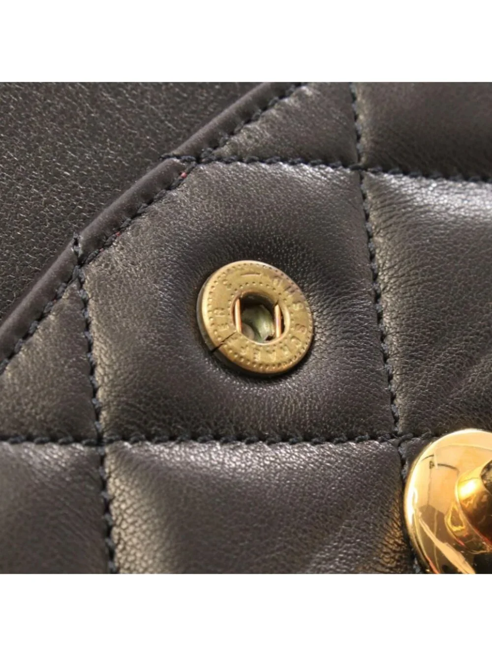 Chanel Shoulder Bag Quilted Limited Edition Double Flap Combination Black